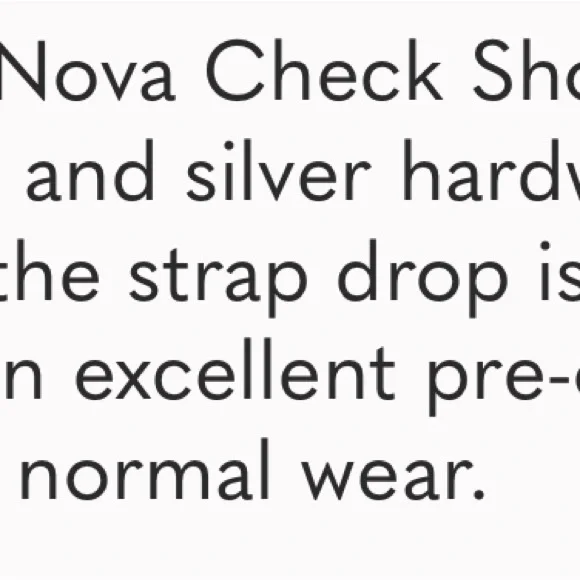 Burberry Canvas Nova Check Shoulder Bag - Picture 9 of 9